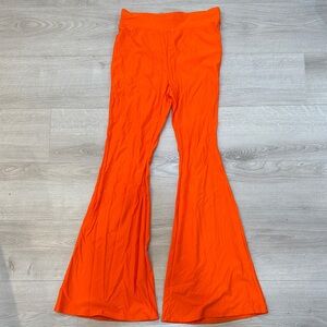 SHEIN Orange Flared Pants